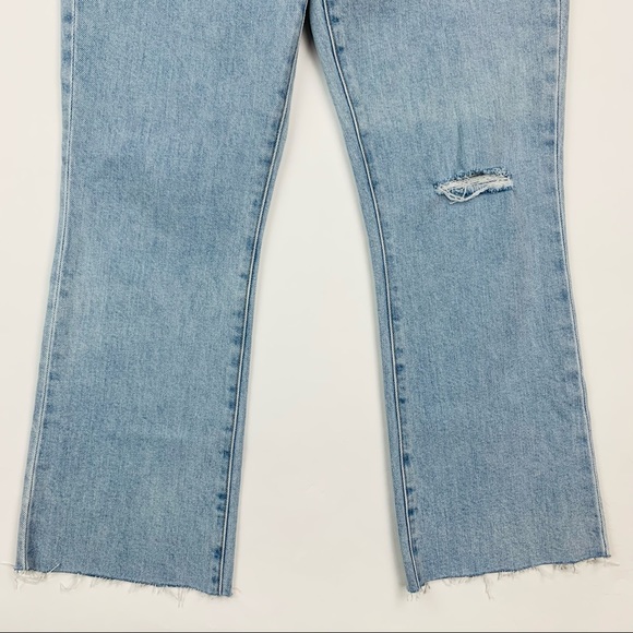 J Brand Selena Cropped Distressed Jeans Sz 28 - Picture 3 of 11